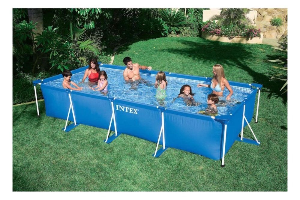 Каркасный прямоугольный бассейн 450х220х84см, 7127л, Intex, 28273