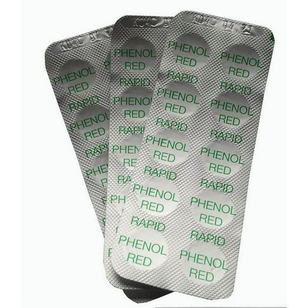 Таблетки RED PHENOL для определения уровня рН (250 шт.)