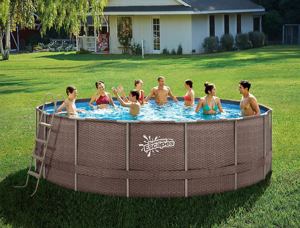 Каркасный бассейн 488х132см, 21006л, лестница, тент, подстилка