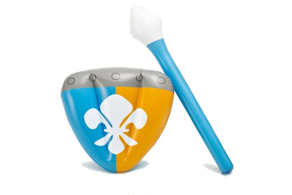 Надувной детский игровой центр "Замок": 185х152х107 см