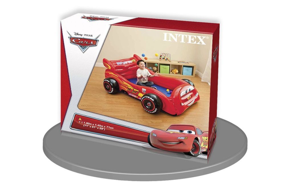 Надувная скамья 193х69х34см, для СПА бассейнов Intex, темн.коричневый