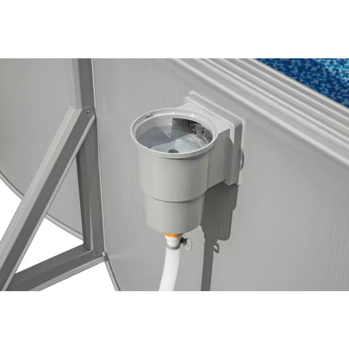 Стальной бассейн Hydrium 610х360х120см, 19929л, песч.фил.-нас 5678л/ч, лестн, тент, подст, попл.-доз