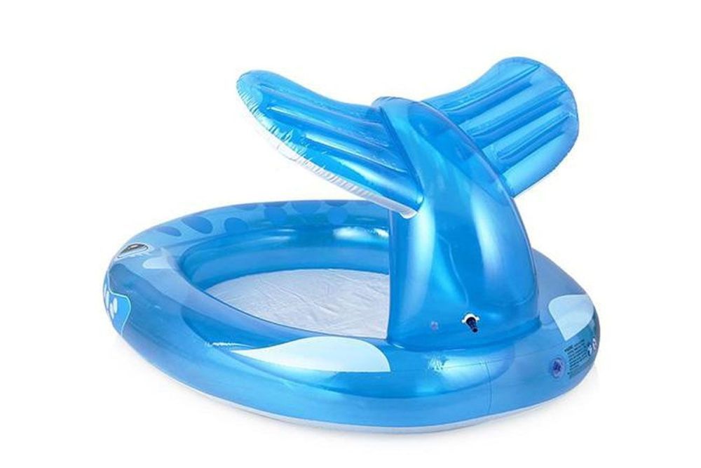 Детский надувной бассейн 208х163х99см "Кит" с распылителем, 269л, от 2 лет