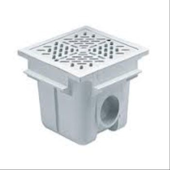 Донный слив квадратный из ABS-пластика 2" пленка (A014L)