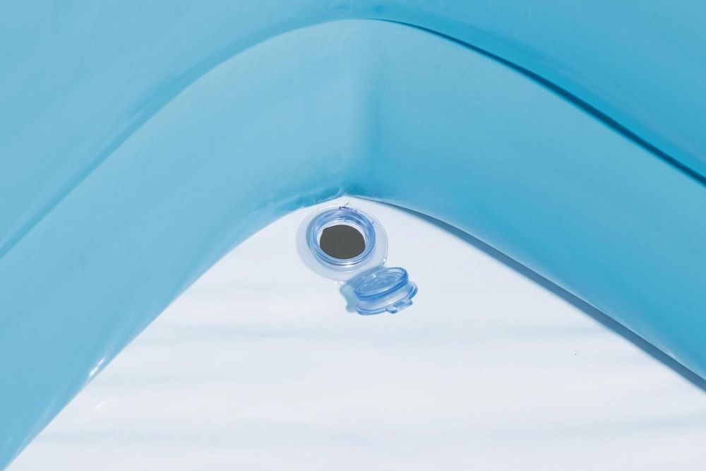 Детский надувной бассейн 140х140х114см со съемным навесом, 265л, от 2 лет