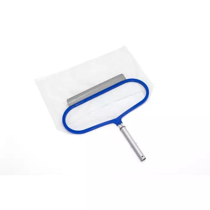 Сачок для сбора мусора со дна бассейна 50х26см, алюминиевый, под держатель D30мм