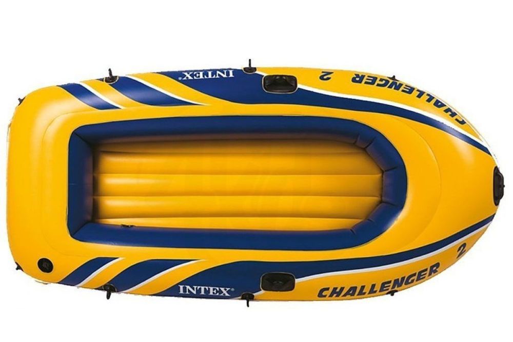 Надувная лодка "Challenger 2" 236х114х41см, вёсла 59623, насос 68612, до 200кг