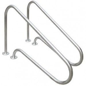 Поручни для выхода из бассейна с анкерами AISI-304 (в компл. 2 шт)