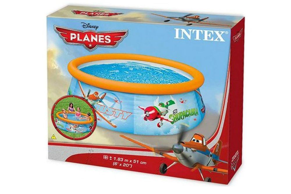 Бассейн Easy Set 183х51см "Planes" Disney, 886л, от 3 лет, Intex, 28102