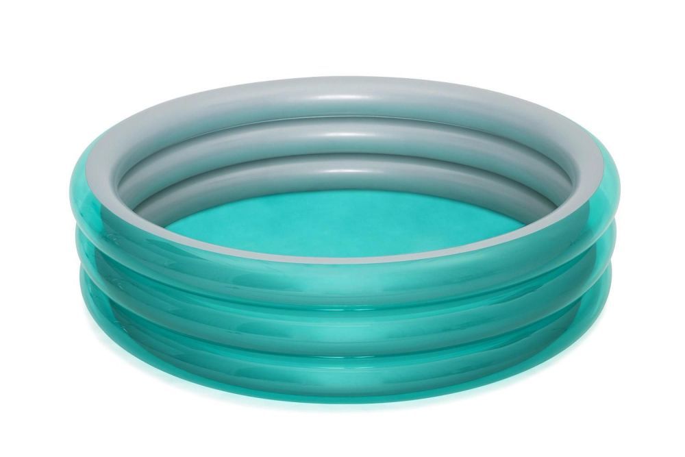 Детский надувной бассейн 201х53см "Металлик" 937л, от 6 лет