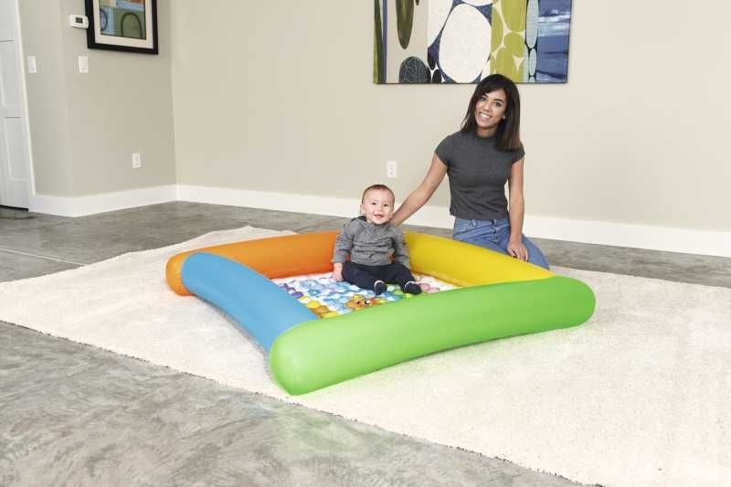 Детский надувной бассейн 132x132x23см