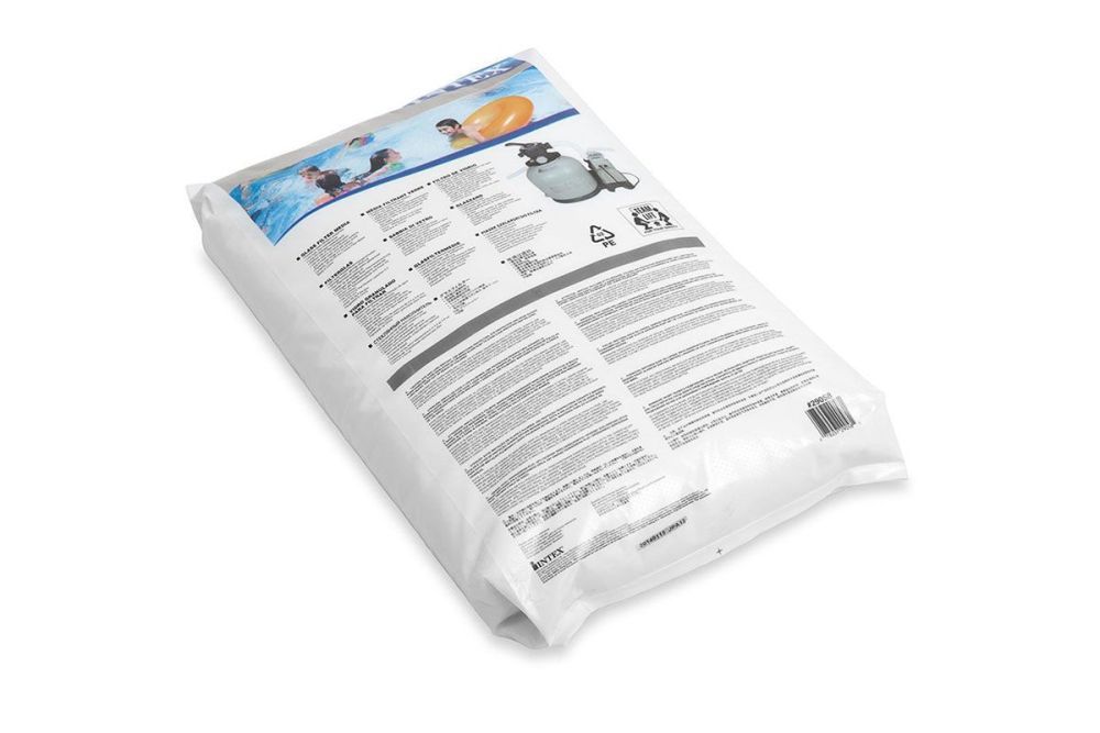 Стеклянный песок фракции 0.4-0.8мм, 25кг для песочных фильтров