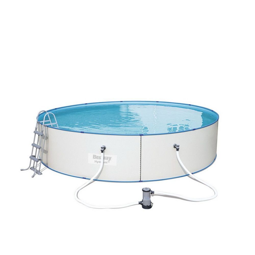 Каркасный бассейн Hydrium Splasher 488х107см, фильтр-насос, лестница, Bestway, 56607 BW