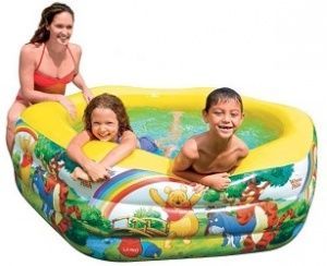 Детский надувной бассейн 191х178х61см "Винни Пух" Disney, 541л, от 6 лет, надувное дно