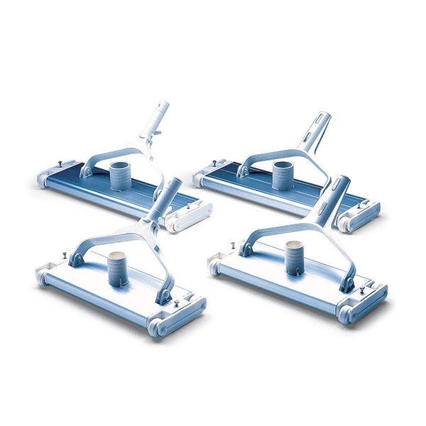 Прямоугольная щетка насадка из аллюминия, крепление-зажим