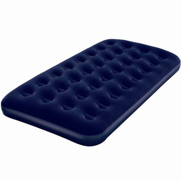 Надувной матрас Flocked Air Bed with Ac Air Pump(Twin) 188х99х22 см, электронасос в комплекте
