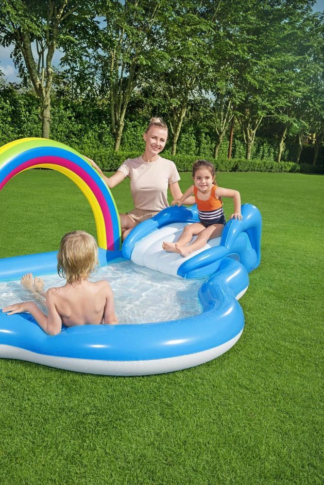 Игровой центр 257x145x91см "Блеск радуги" с горкой, 170л, от 2 лет