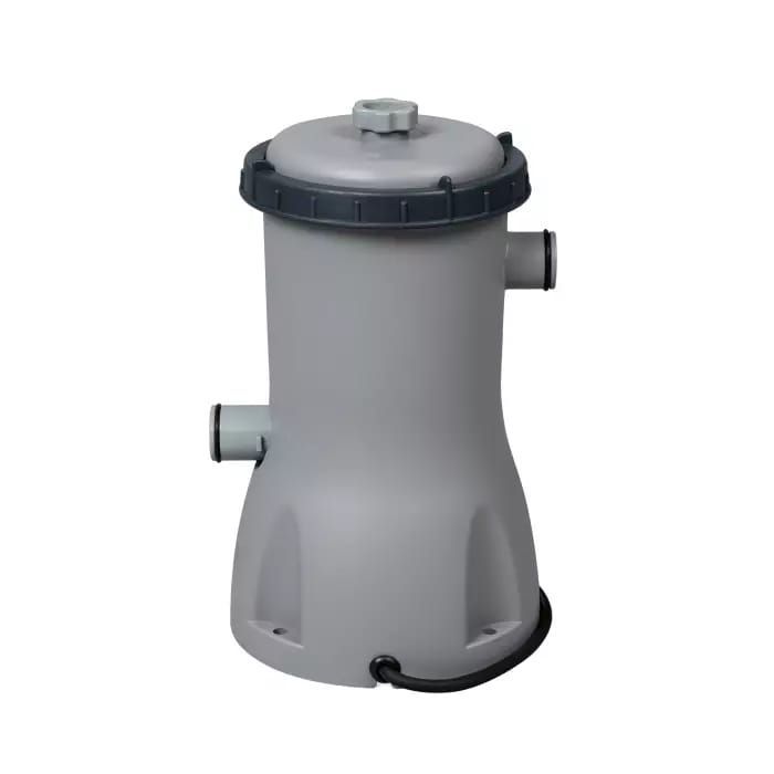 Каркасный бассейн Power Steel 488х305х107см, 10949л, фил.-насос 3028л/ч, лестница, тент, попл.-доз., Bestway, 56448 BW