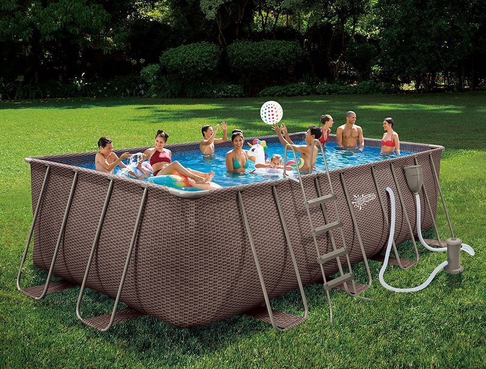 Каркасный бассейн 549х274х132см, 17203л, фил-нас 3800л/ч, лестн, тент, подст, наб.д./чис, скиммер