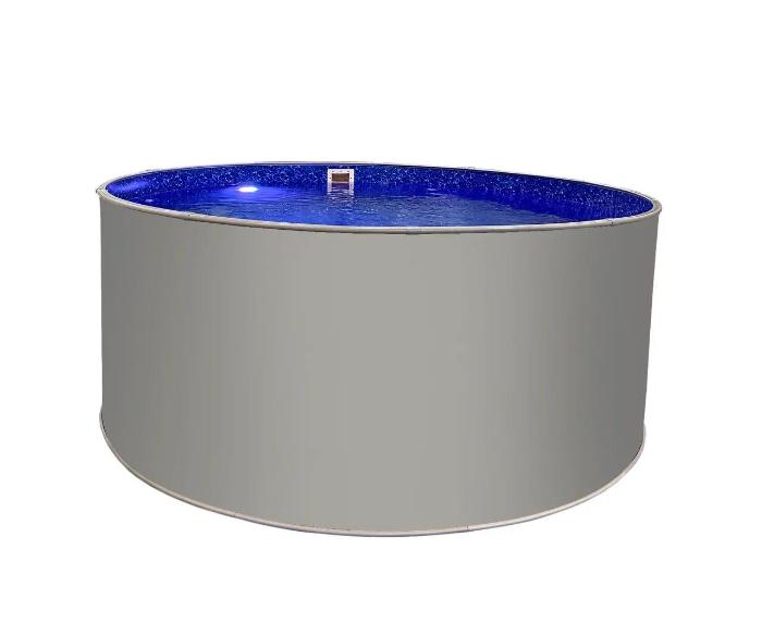 Круглый бассейн 457х125см "Светло-серый (RAL 7004)" 19300л