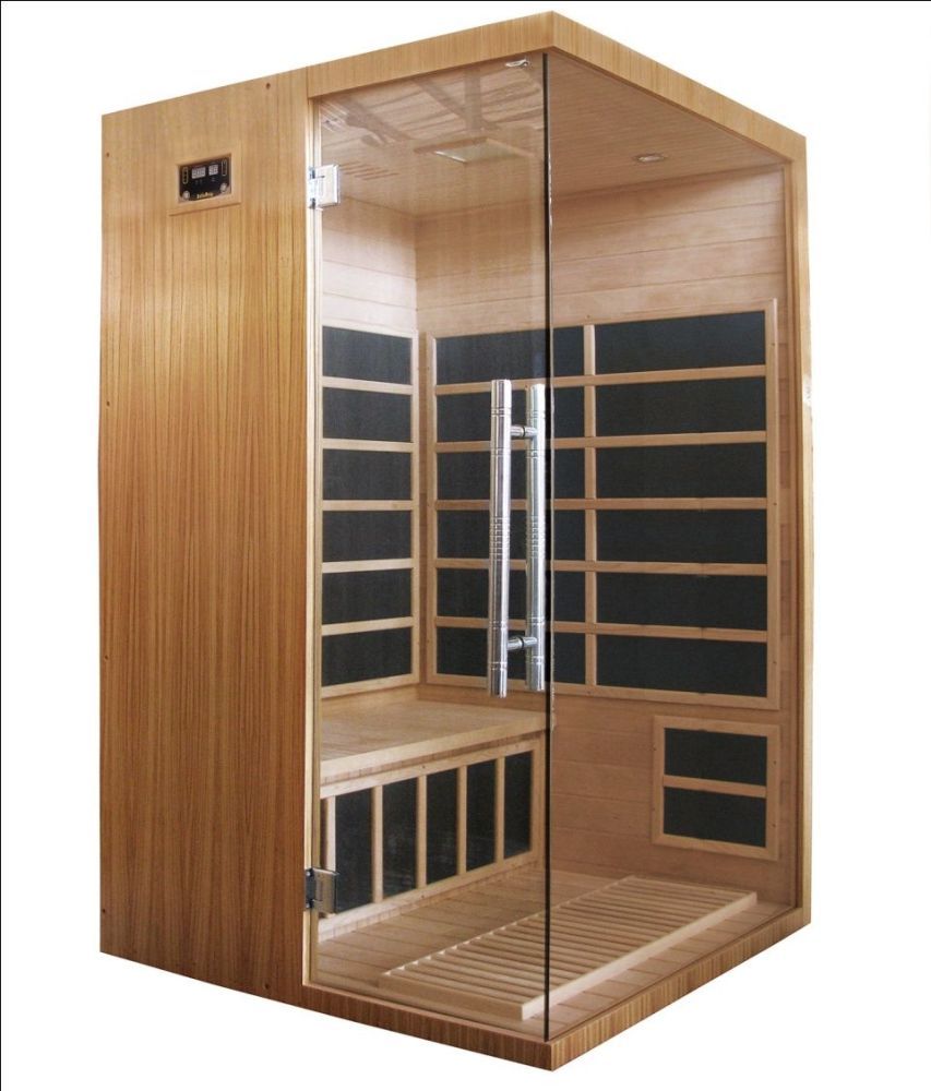 Инфракрасная сауна SolaRay IDS-2HG двухместная угловая
