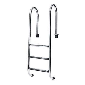 Лестница Ocean de luxe MURO 2-ступени, стандартные ступени, AISI 304