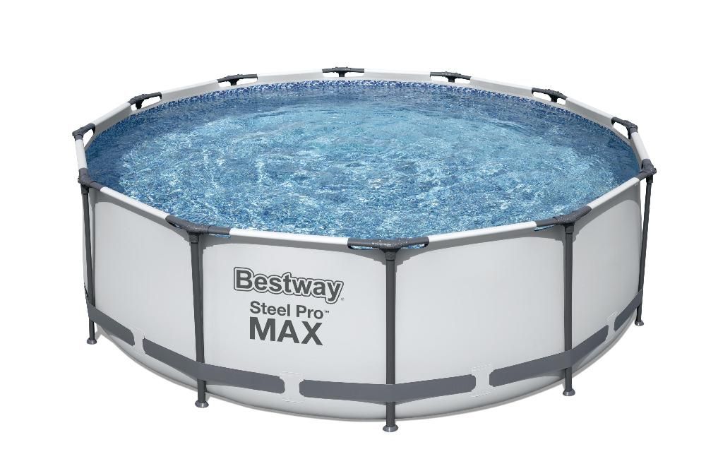Каркасный бассейн Steel Pro Max 366х100см, 9150л, фил.-насос 2006л/ч, Bestway, 56260 BW