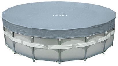 Каркасный бассейн Ultra Frame 549х132см, 26423л, комб.фил-нас, лестн, тент, подст, наб.д/чис,скиммер, Intex, 26336