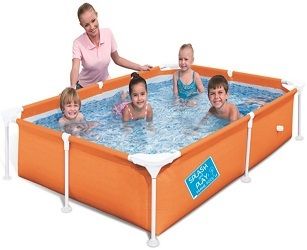 Детский каркасный бассейн 162х162х35,5 см, 771л, Bestway, 56218 BW