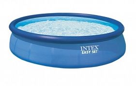 Бассейн Easy Set 457х91см, фильтр-насос, лестница, тент, подстилка, Intex, 28164