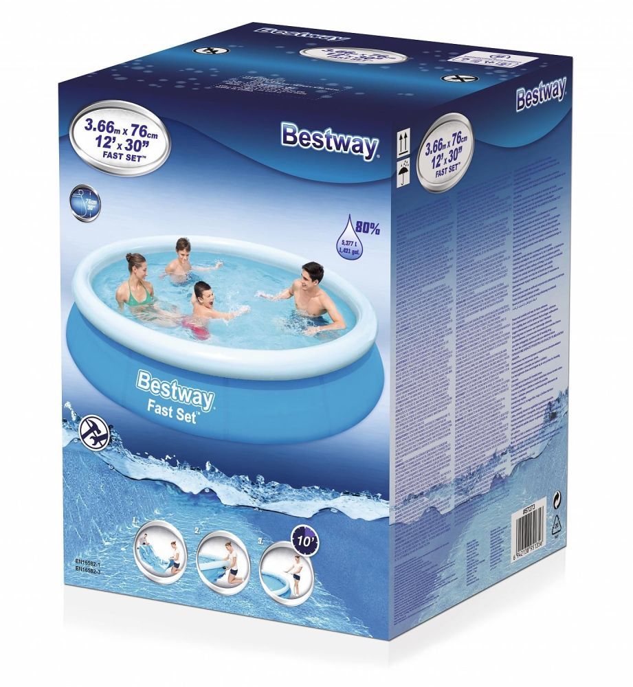 Бассейна Fast Set 366х76 см, 5377 л, Bestway, 57273ASS16