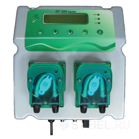 Контроллер pH/Rx с перистальтическими насосами 4 л/ч для бассейнов до 300м3 EF265pH/Rx