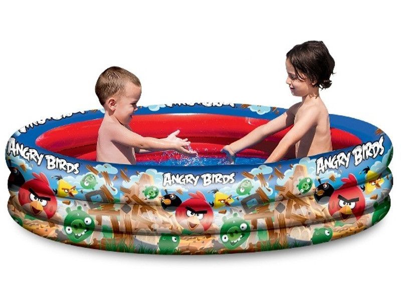 Детский круглый бассейн 152х30 см, 282 л, Angry Birds
