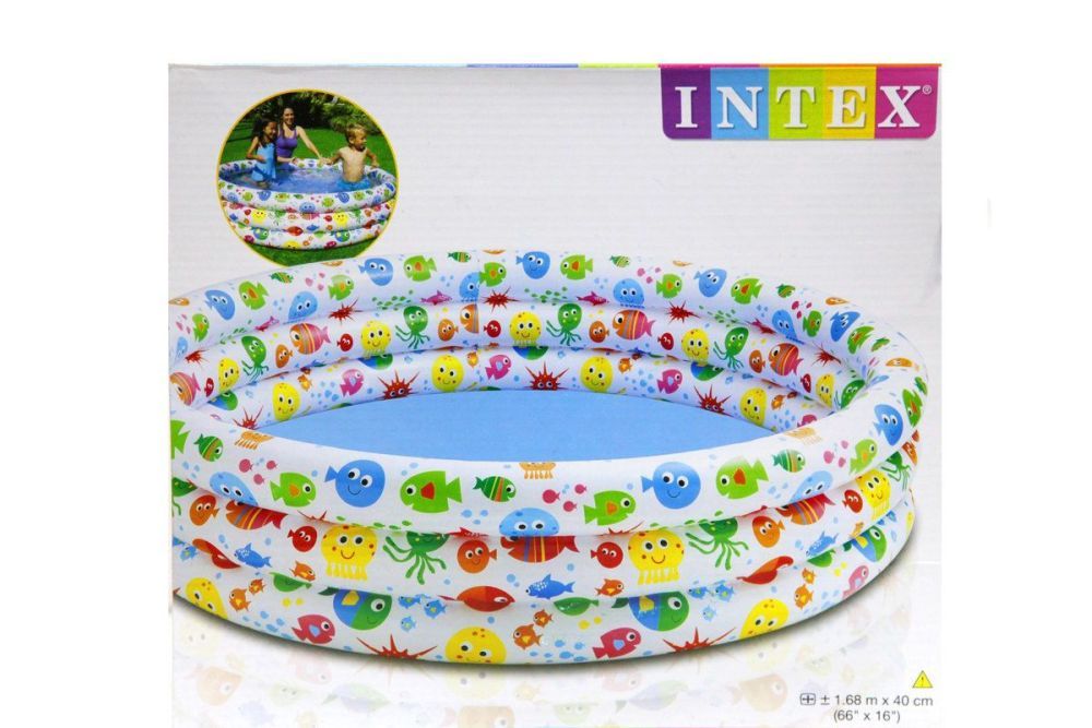 Детский надувной бассейн 168х38см "Морские звезды" 481л, от 2 лет