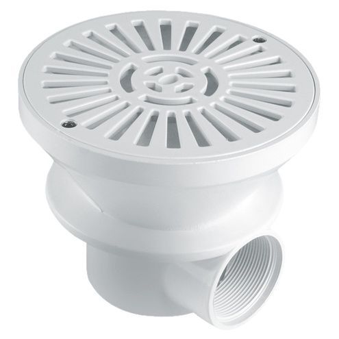 Донный слив круглый из ABS-пластика 2"П бет.бас. (A040)