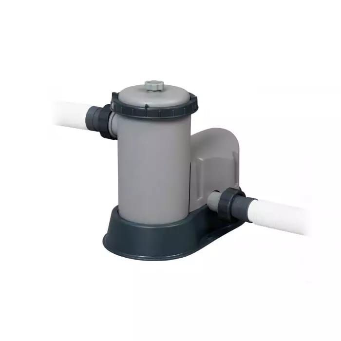 Каркасный бассейн 488х122см, 19480л, фил.-насос 5678 л/ч, тент, лестница, Bestway, 56451 BW