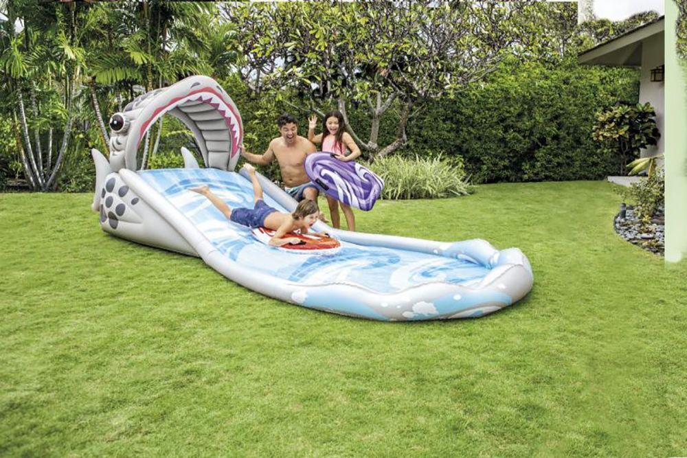 Надувная водная горка "Горка для серфинга": 460х168х157 см.