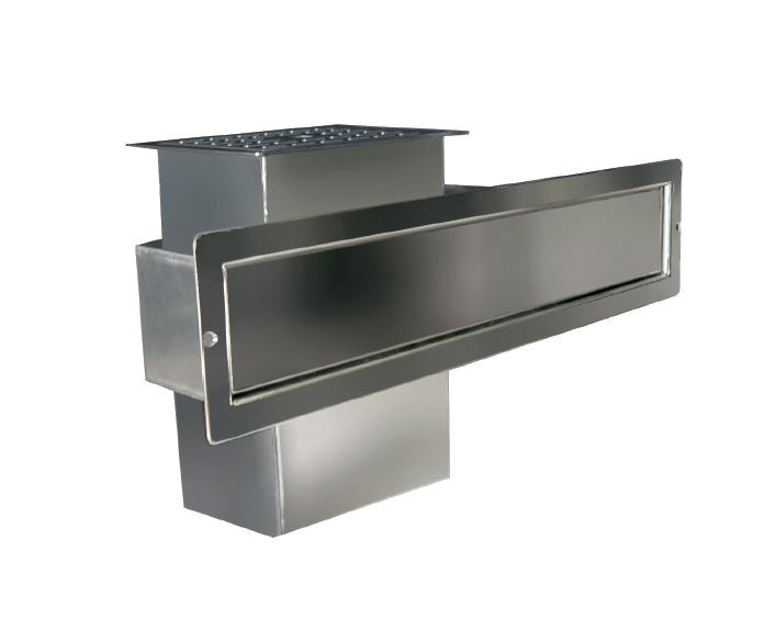 Скиммер с расширенной горловиной (пленка), нерж.ст.316L