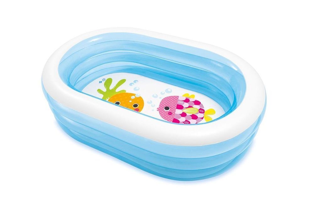 Детский надувной бассейн 163х107х46см "Морские друзья" 230л, от 3 лет
