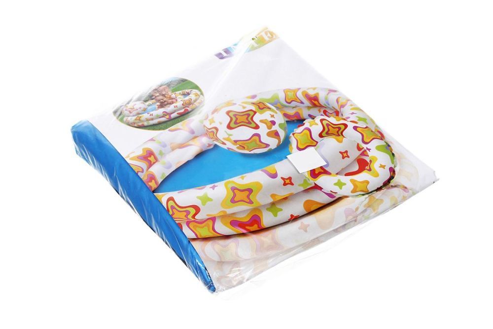 Детский надувной бассейн 122х25см "Звездный" с мячом и кругом, 150л, от 2 лет