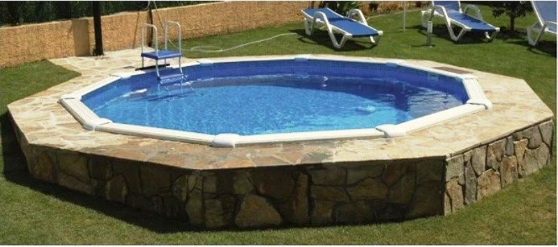 Круглый бассейн 350х150см