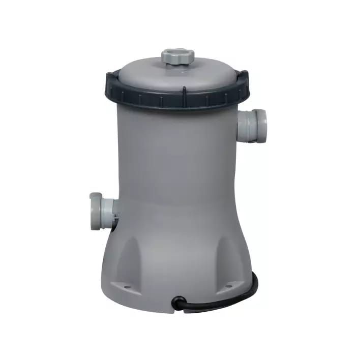 Каркасный бассейн Power Steel 427х250х100см "Ротанг" 7250л, фил.-нас. 2006л/ч, лестн, тент, попл-доз, Bestway, 56714 BW