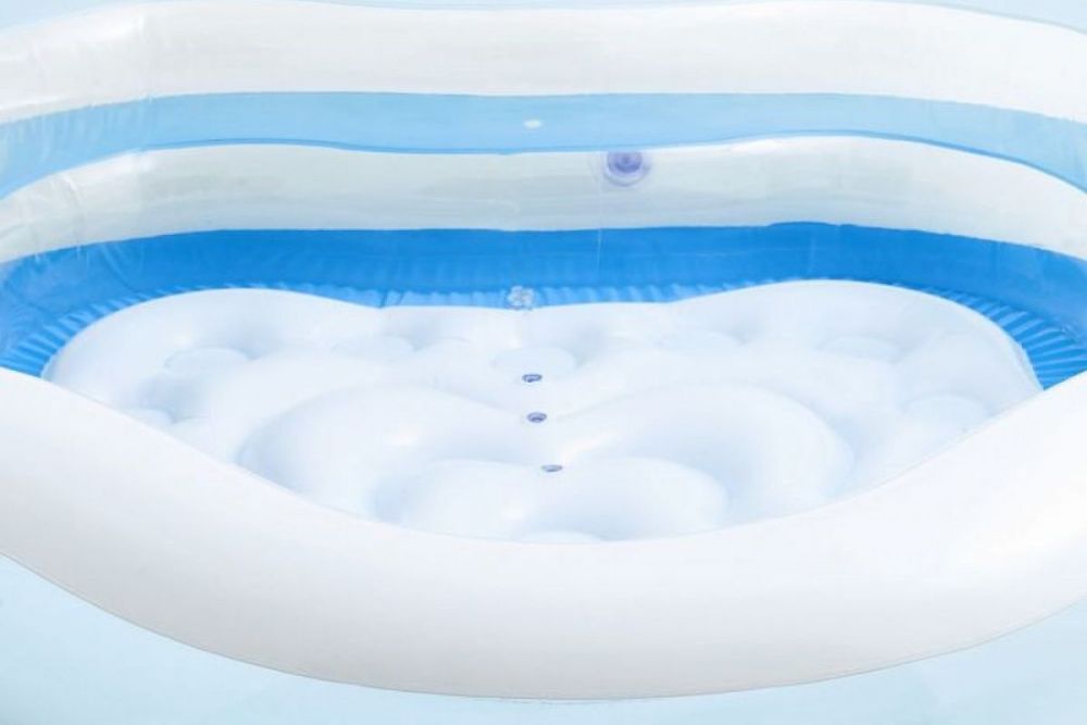 Детский надувной бассейн 185х180х53см, с надувным дном, 460л, от 3 лет