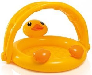 Детский надувной бассейн 117х112х69см "Утенок" 47л, от 1 до 3 лет