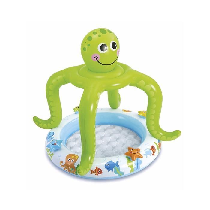Детский надувной бассейн 102х104см "Осьминожка" 1-3 лет