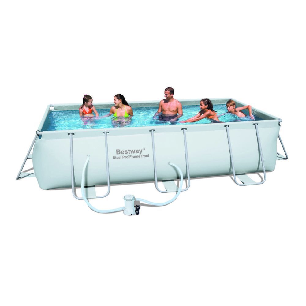Каркасный прямоугольный бассейн 404х201х100см, 6478л, фил.-насос 2006л/ч, Bestway, 56251 BW