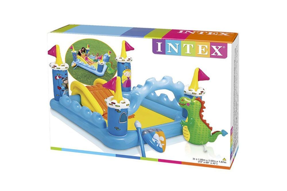 Надувной детский игровой центр "Замок": 185х152х107 см