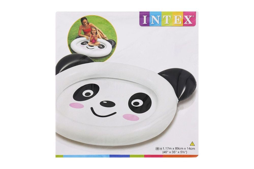 Детский надувной бассейн 117х89х14см "Веселая Панда" 26л, от 1 до 3 лет