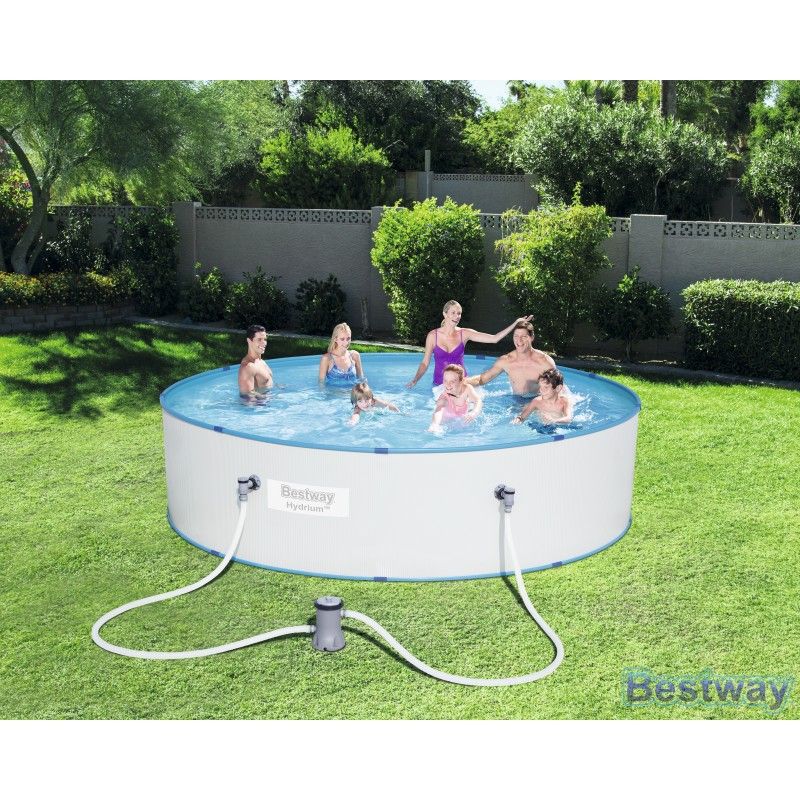 Стальной бассейн Hydrium Pool Set 330х84см, 6757л, фил.-насос 2006л/ч