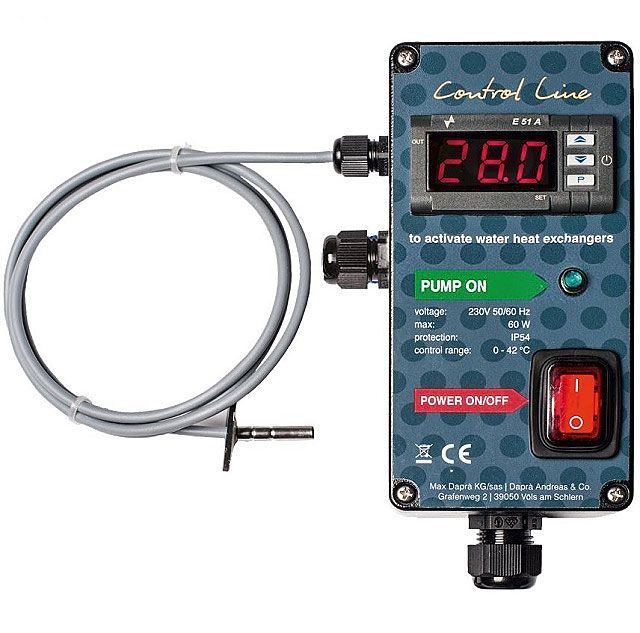Термостат цифровой, 0-42 град.С, макс 60 Вт
